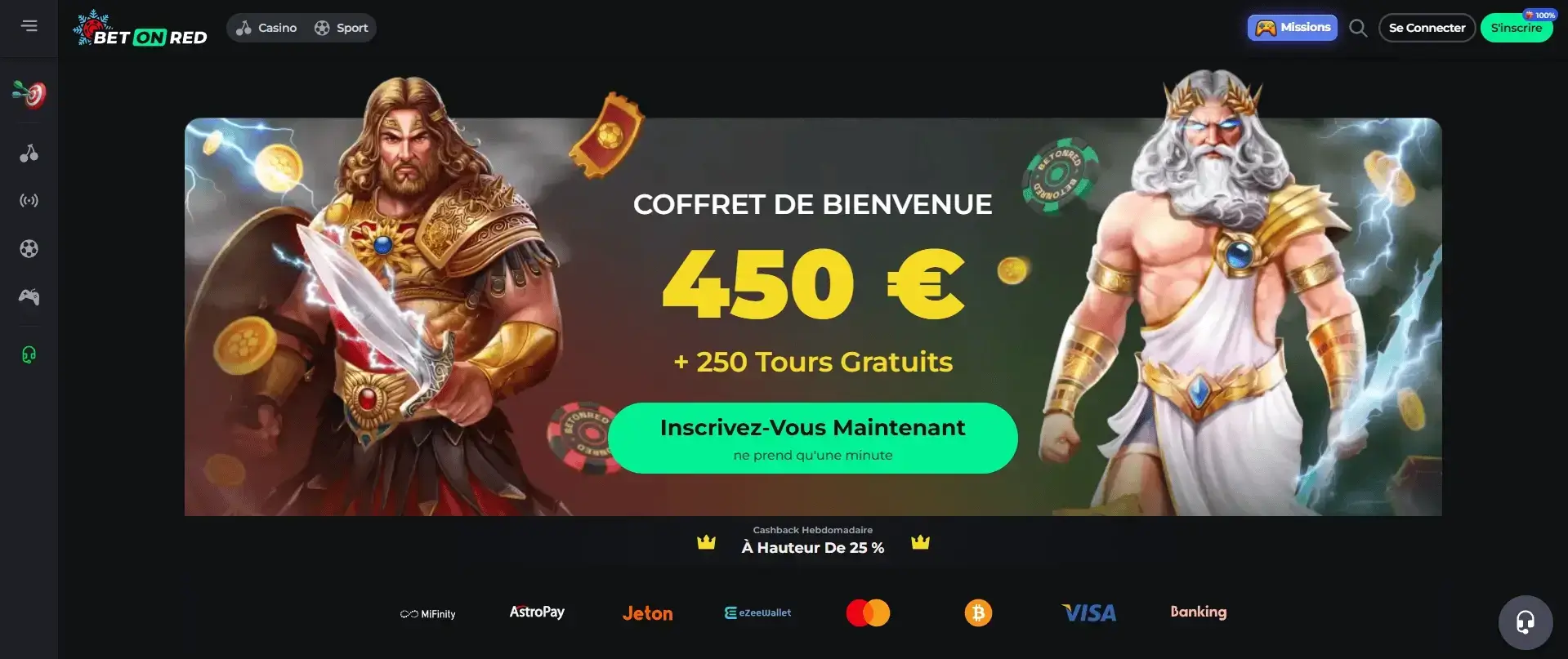Introduction au casino BetOnRed Casino BetOnRed