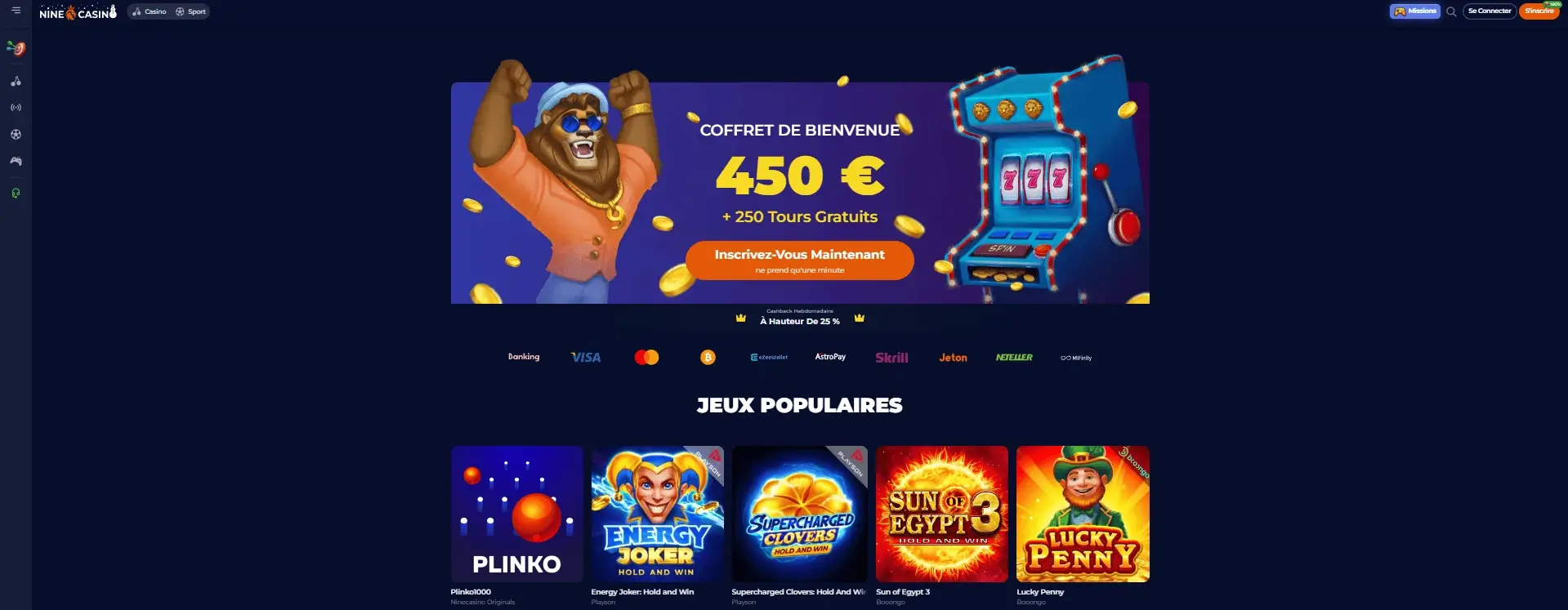 Introduction à Nine Casino Nine Casino