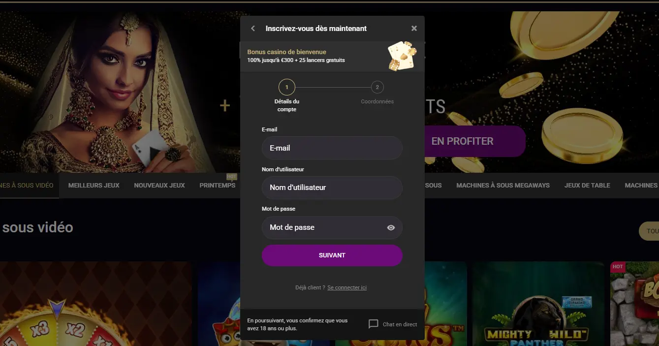 S'inscrire et se connecter à Slotsvil casino en ligne S'inscrire et se connecter à Slotsvil casino