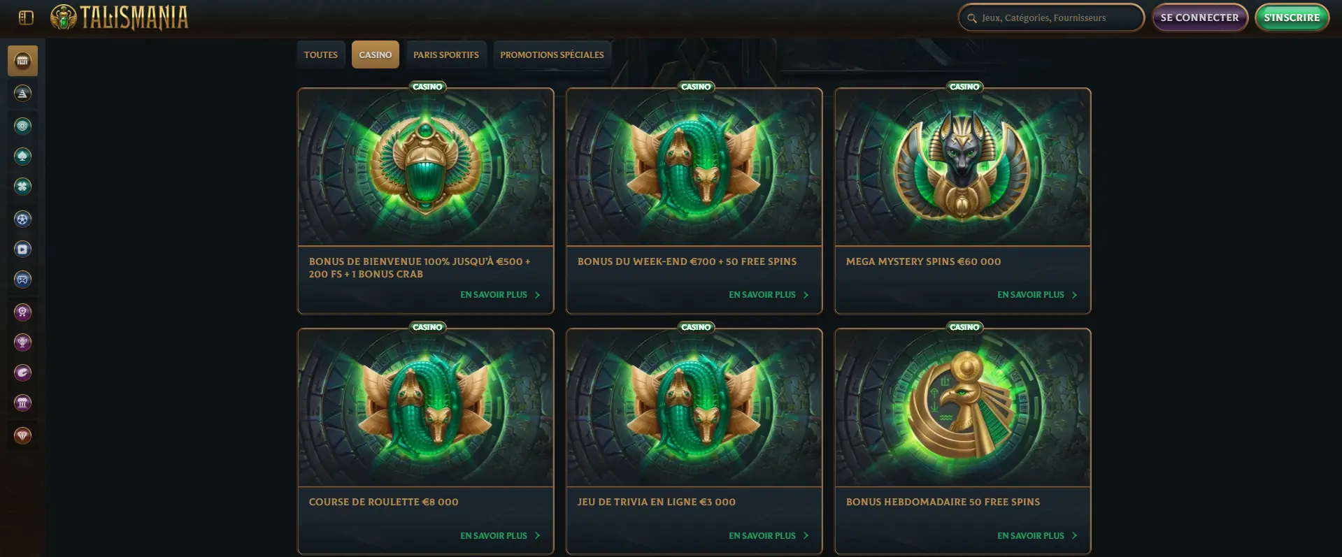 Profitez des bonus exclusifs de Talismania casino Profitez des bonus exclusifs de Talismania
