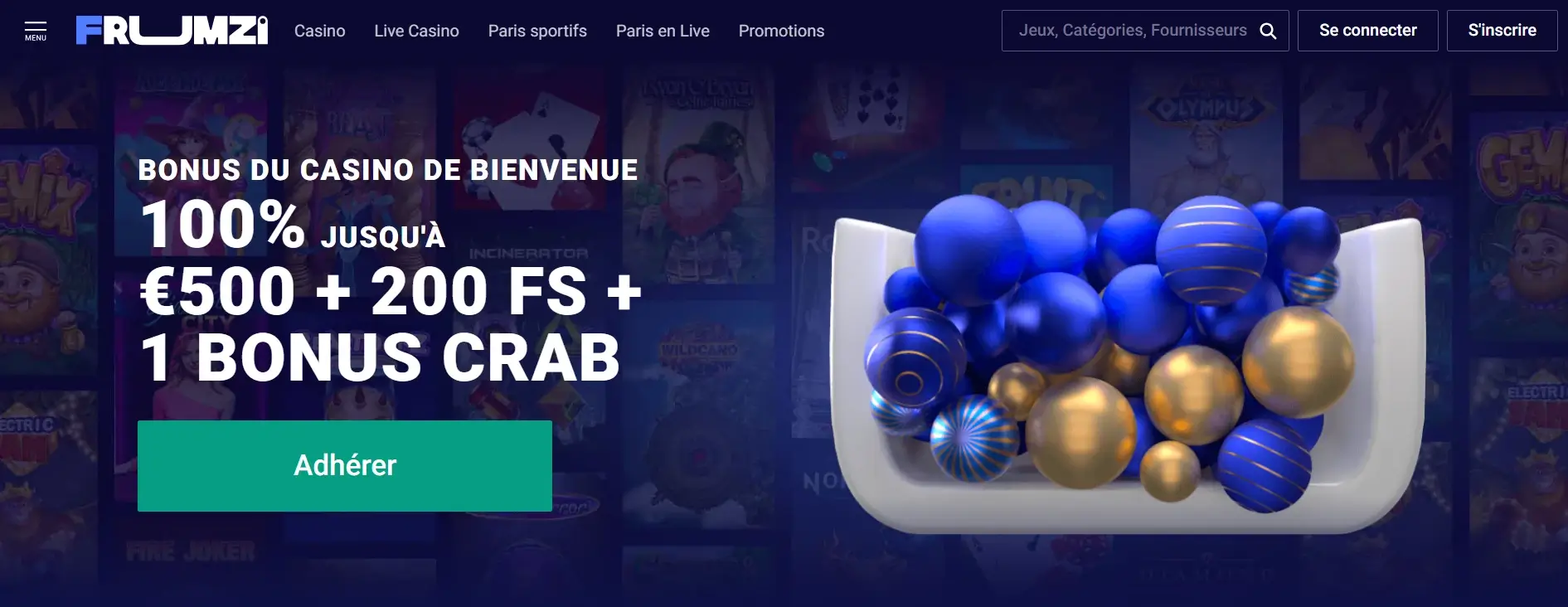 Les bonus et promotions chez Frumzi online casino Les bonus et promotions chez Frumzi casino