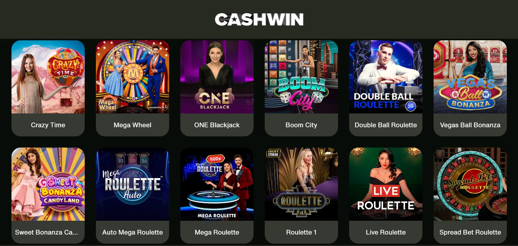 Jeux disponibles sur CashWin casino en ligne exclusifs Jeux disponibles sur CashWin casino en ligne
