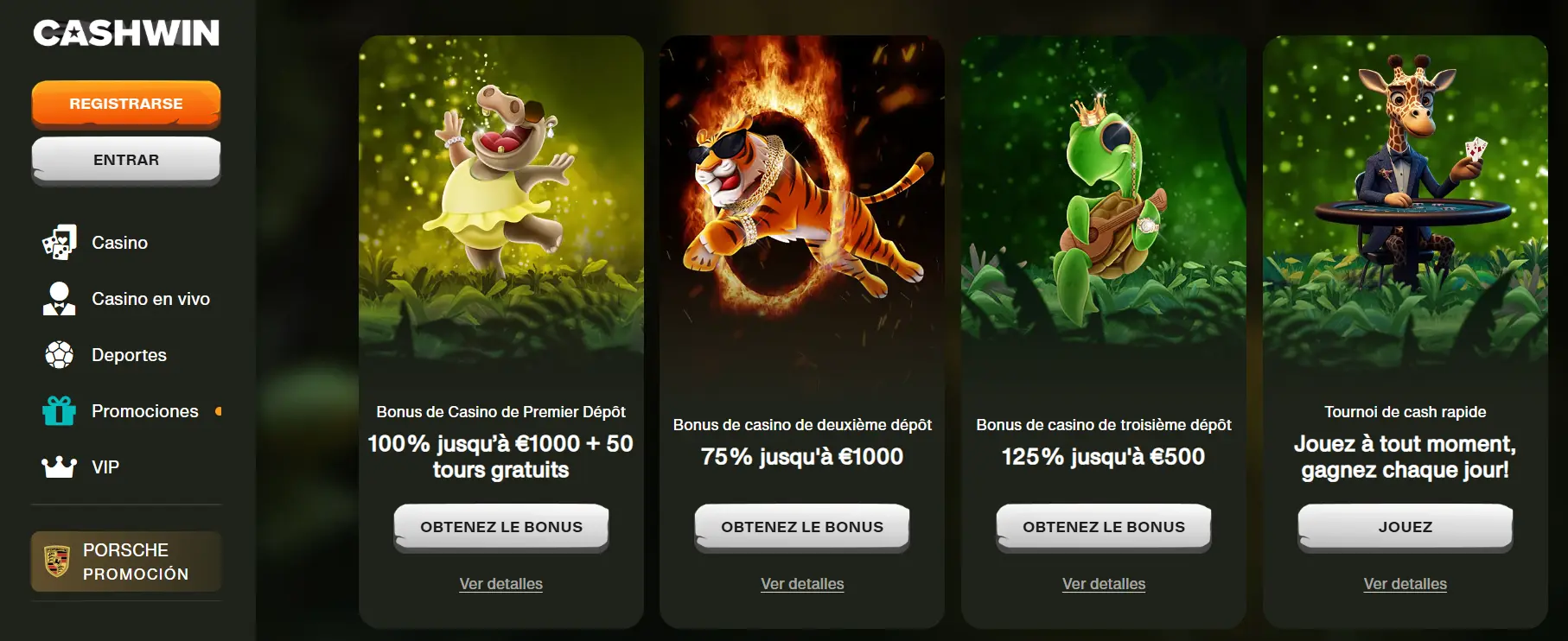 Bonus et promotions généreux sur CashWin casino Bonus et promotions sur CashWin casino